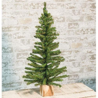 Mini Tree w Wood Base 24 - The Fox Decor